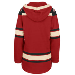 NHL Red New Jersey Devils '47 Women's Superior Lacer Pullover Hoodie