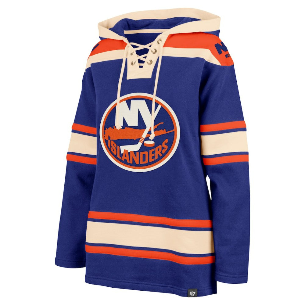 NHL Royal New York Islanders '47 Women's Superior Lacer Pullover Hoodie