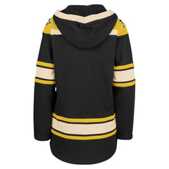 NHL Black Pittsburgh Penguins '47 Women's Superior Lacer Pullover Hoodie