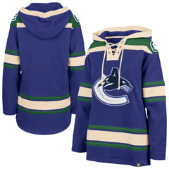 NHL Blue Vancouver Canucks '47 Women's Superior Lacer Pullover Hoodie