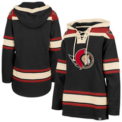 NHL Black Ottawa Senators '47 Women's Superior Lacer Pullover Hoodie