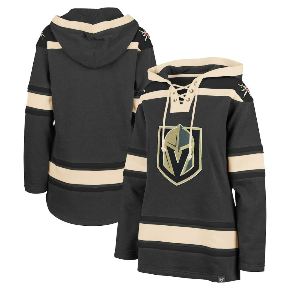 NHL Gray Vegas Golden Knights '47 Women's Superior Lacer Pullover Hoodie