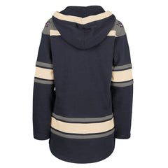 NHL Navy Winnipeg Jets '47 Women's Superior Lacer Pullover Hoodie