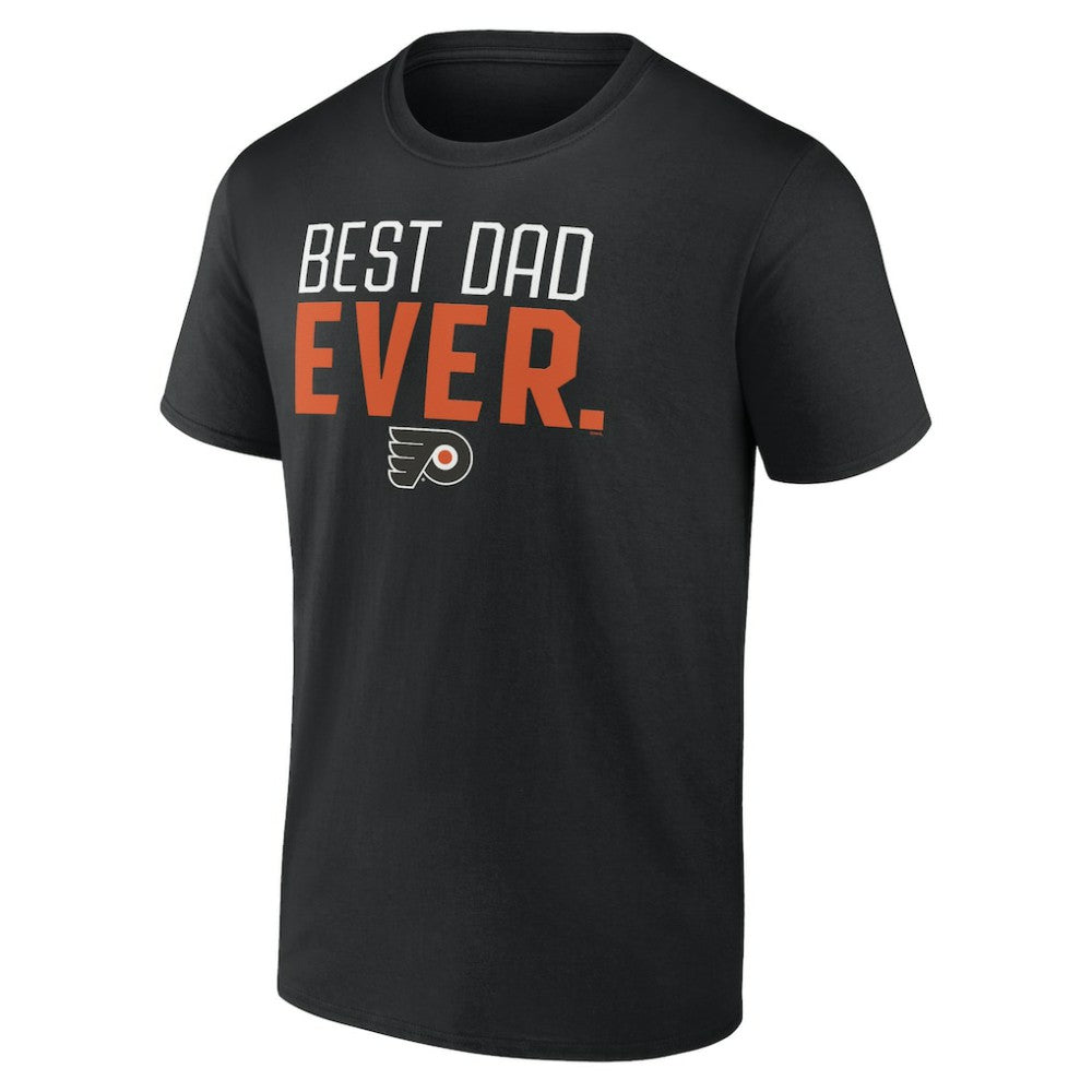 NHL Black Philadelphia Flyers Best Dad Ever T-Shirt