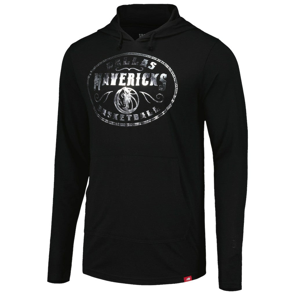 NBA Dallas Mavericks Sportiqe Unisex Rowan Tri-Blend Long Sleeve Hoodie T-Shirt sale