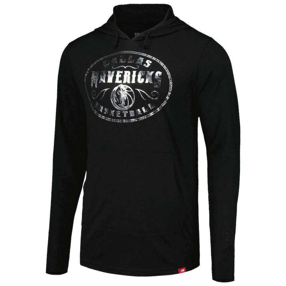 NBA Dallas Mavericks Sportiqe Unisex Rowan Tri-Blend Long Sleeve Hoodie T-Shirt sale