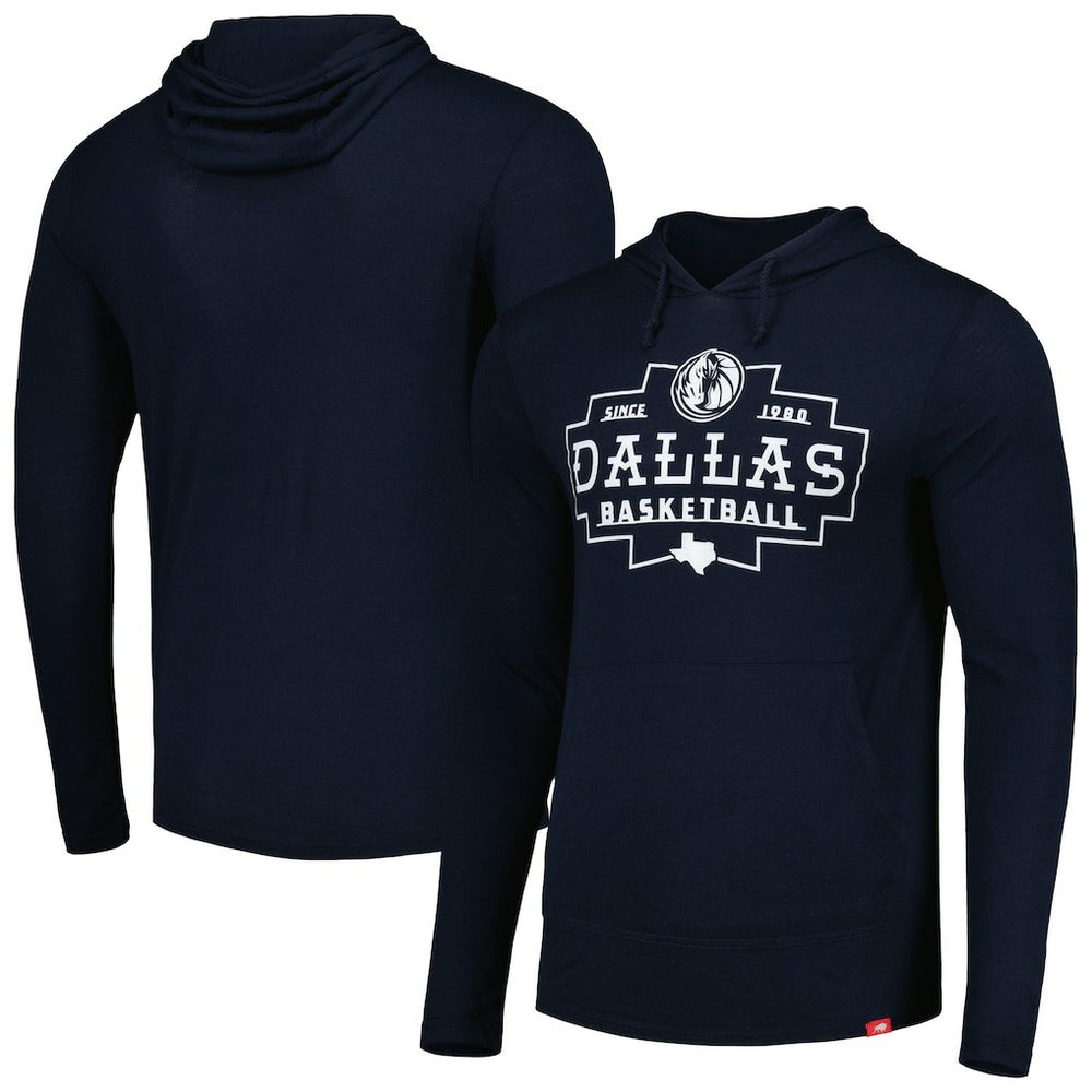NBA Dallas Mavericks Sportiqe Unisex Rowan Tri-Blend Long Sleeve Hoodie T-Shirt sale