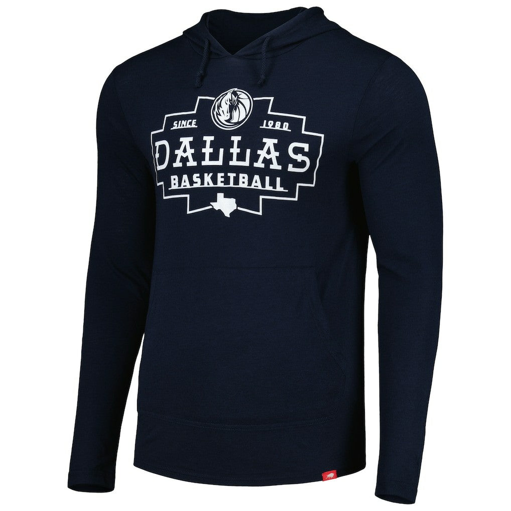 NBA Dallas Mavericks Sportiqe Unisex Rowan Tri-Blend Long Sleeve Hoodie T-Shirt sale