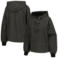 MLB Cleveland Guardians DKNY Sport Women's Debbie Dolman Raglan Pullover Hoodie