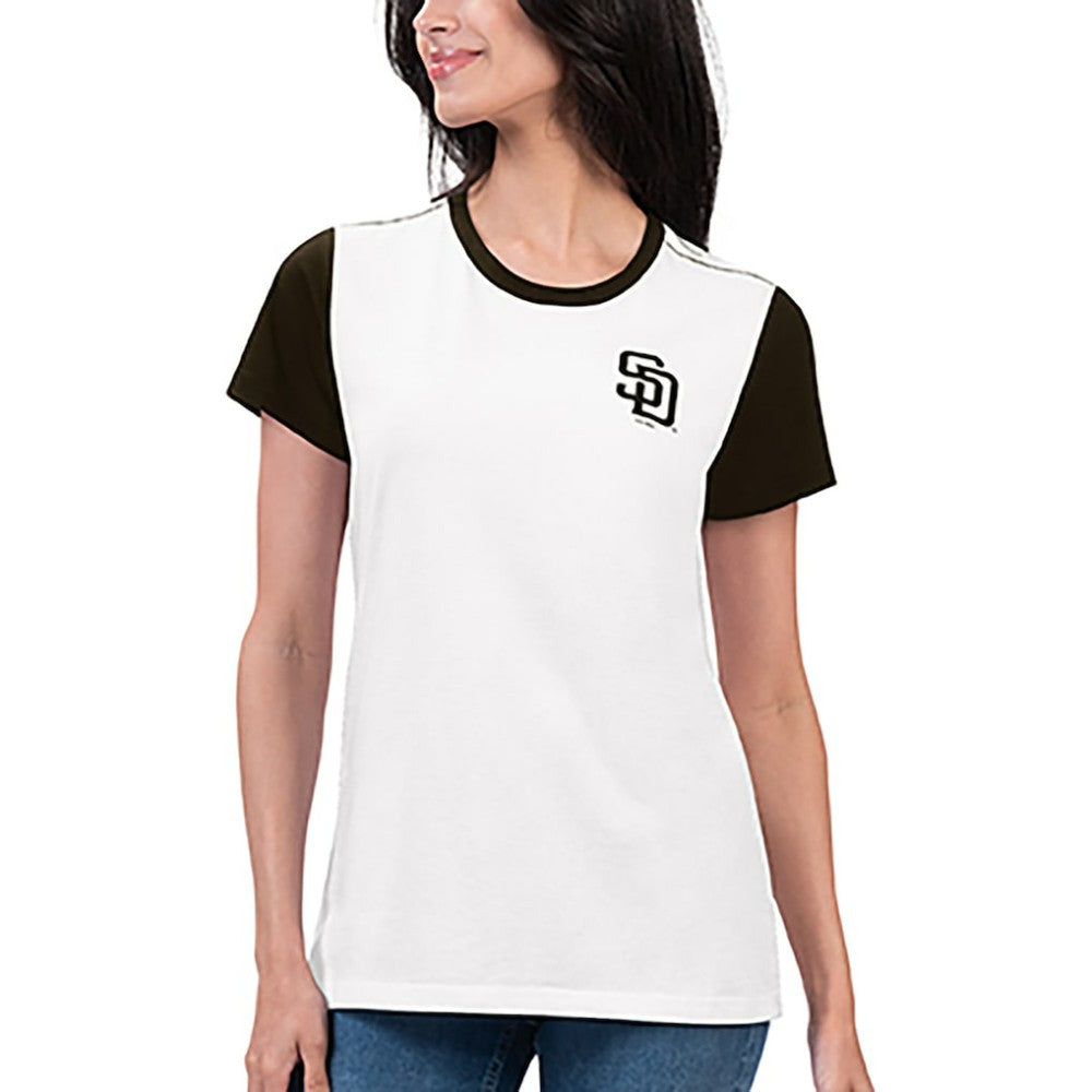 MLB San Diego Padres G-III 4Her by Carl Banks Women's Illustration Ringer T-Shirt