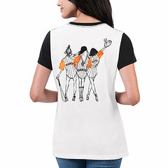 MLB San Francisco Giants G-III 4Her by Carl Banks Women's Illustration Ringer T-Shirt