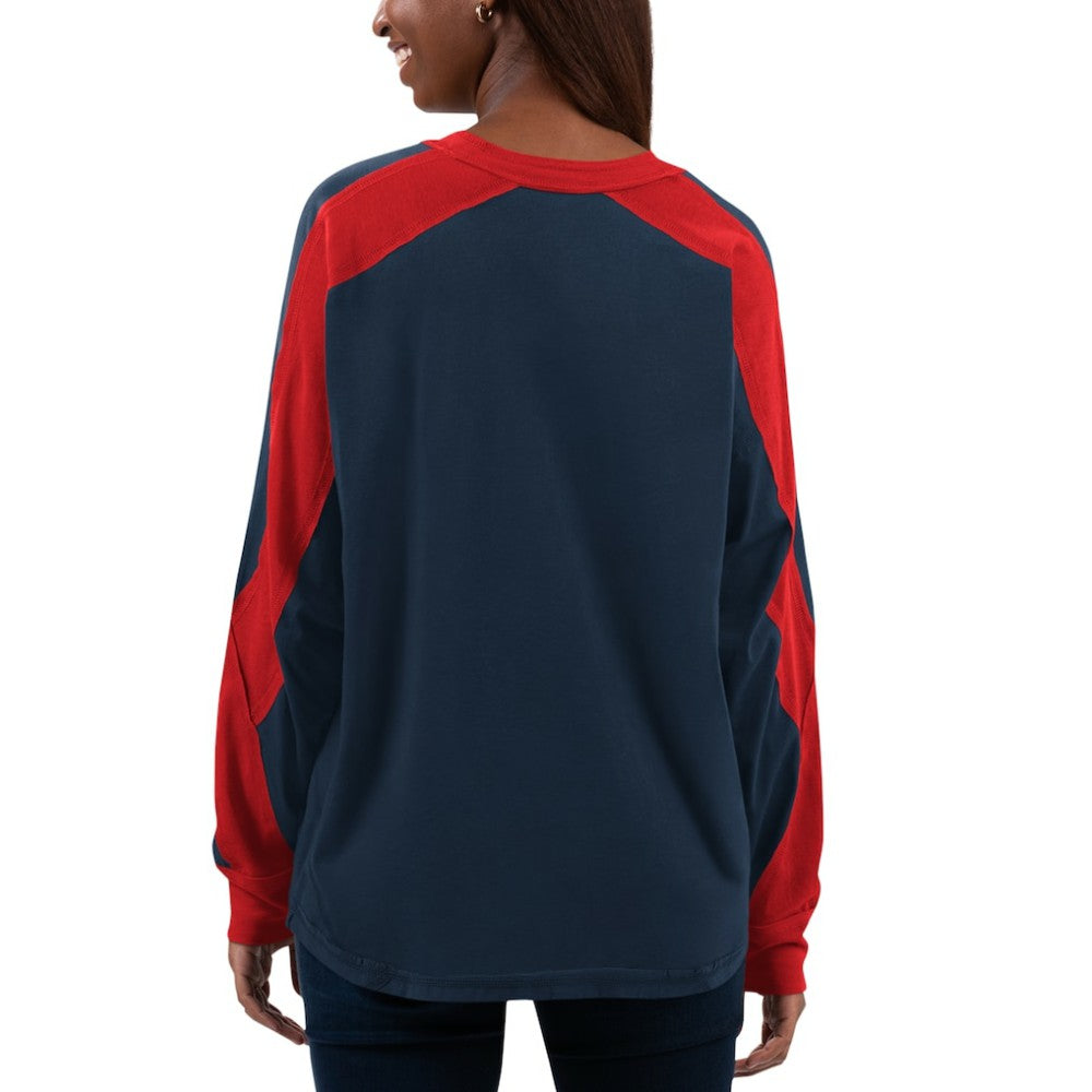 MLB Boston Red Sox G-III 4Her by Carl Banks Women's Smash Raglan Long Sleeve T-Shirt