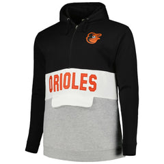 MLB Baltimore Orioles Big & Tall Hoodie Half-Zip Sweatshirt