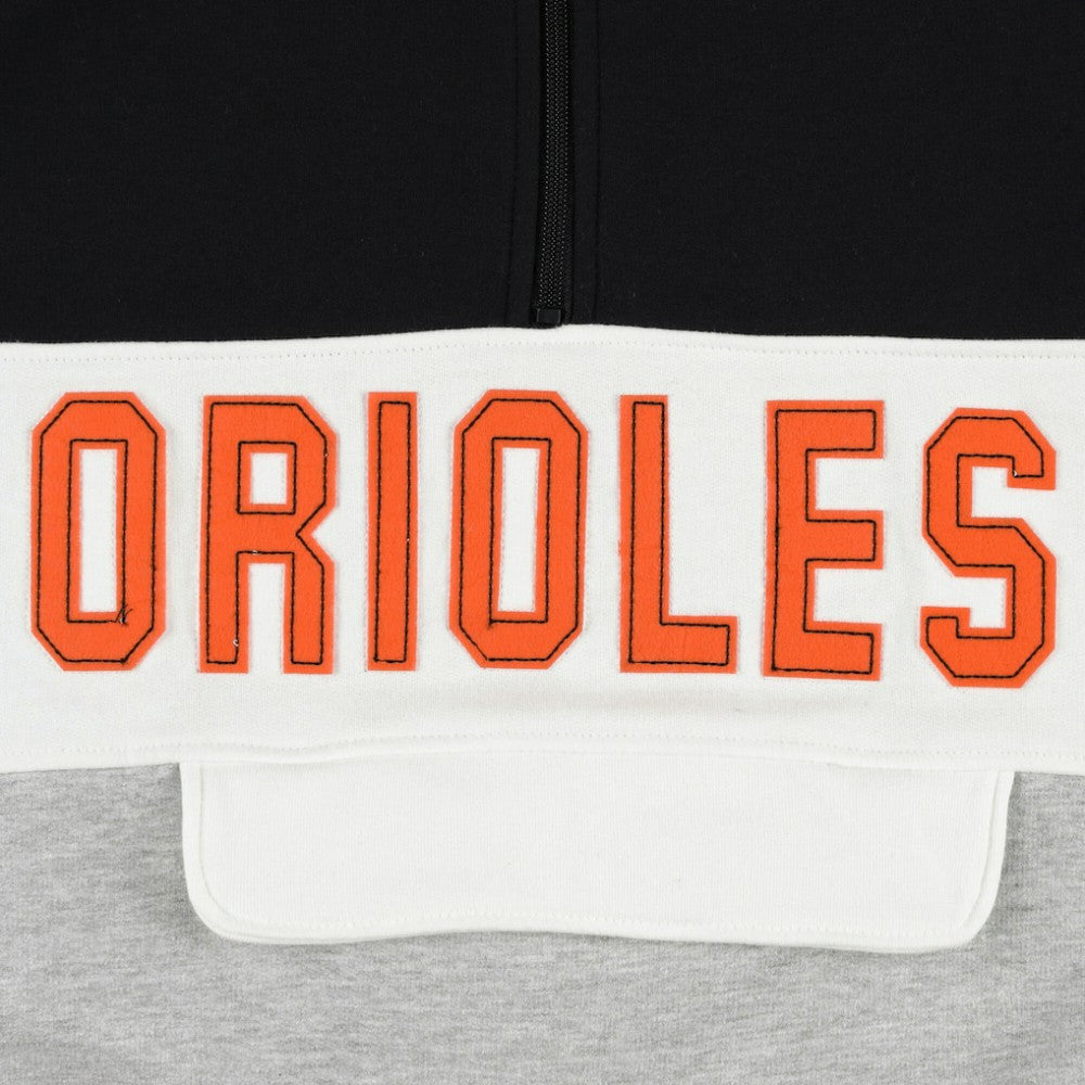 MLB Baltimore Orioles Big & Tall Hoodie Half-Zip Sweatshirt