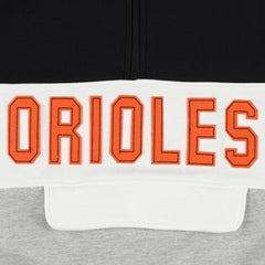 MLB Baltimore Orioles Big & Tall Hoodie Half-Zip Sweatshirt
