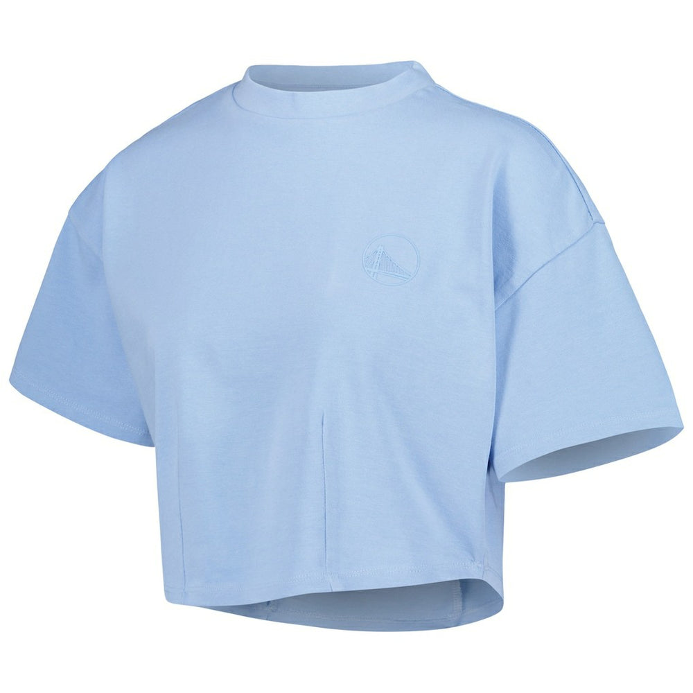 NBA Golden State Warriors Lusso Women's Nola Faded Tonal Cropped T-Shirt sale