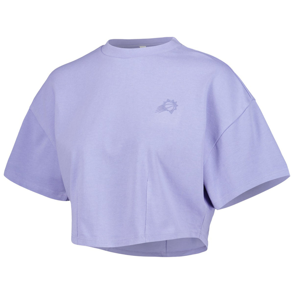 NBA Phoenix Suns Lusso Women's Nola Faded Tonal Cropped T-Shirt