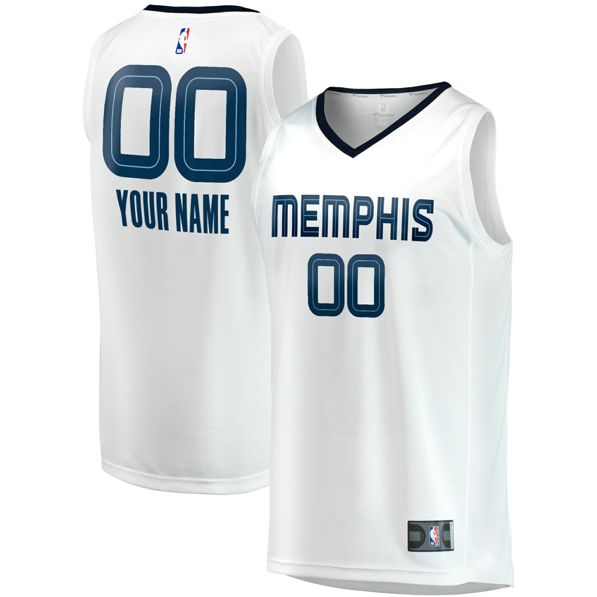 NBA Memphis Grizzlies Youth Fast Break Replica Custom Jersey
