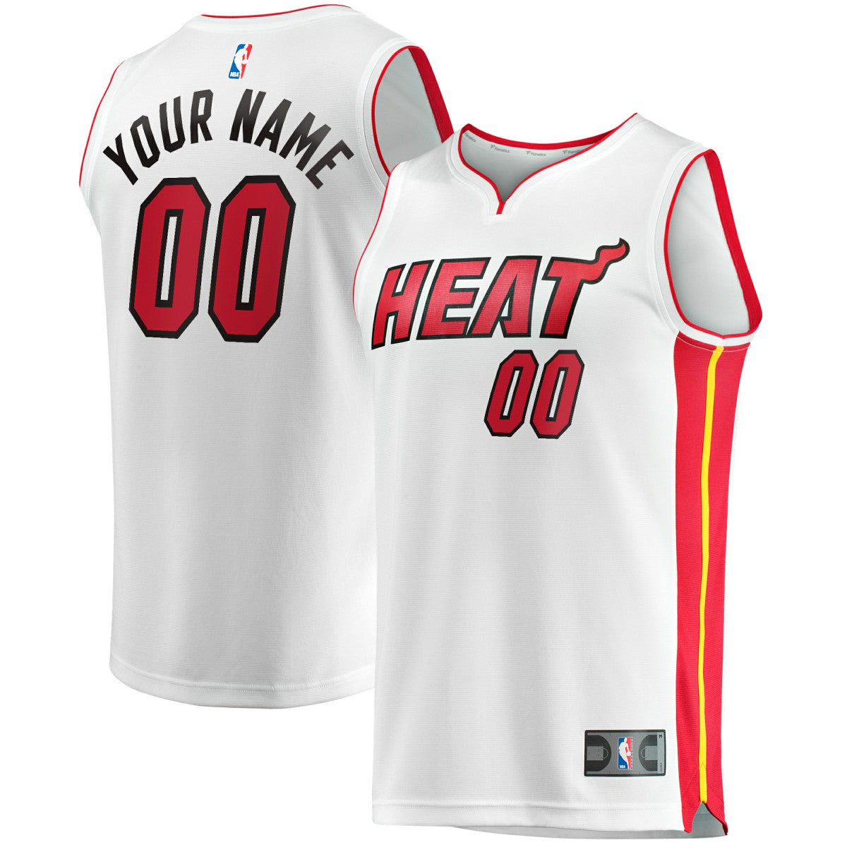NBA Miami Heat Youth Fast Break Custom Replica Jersey