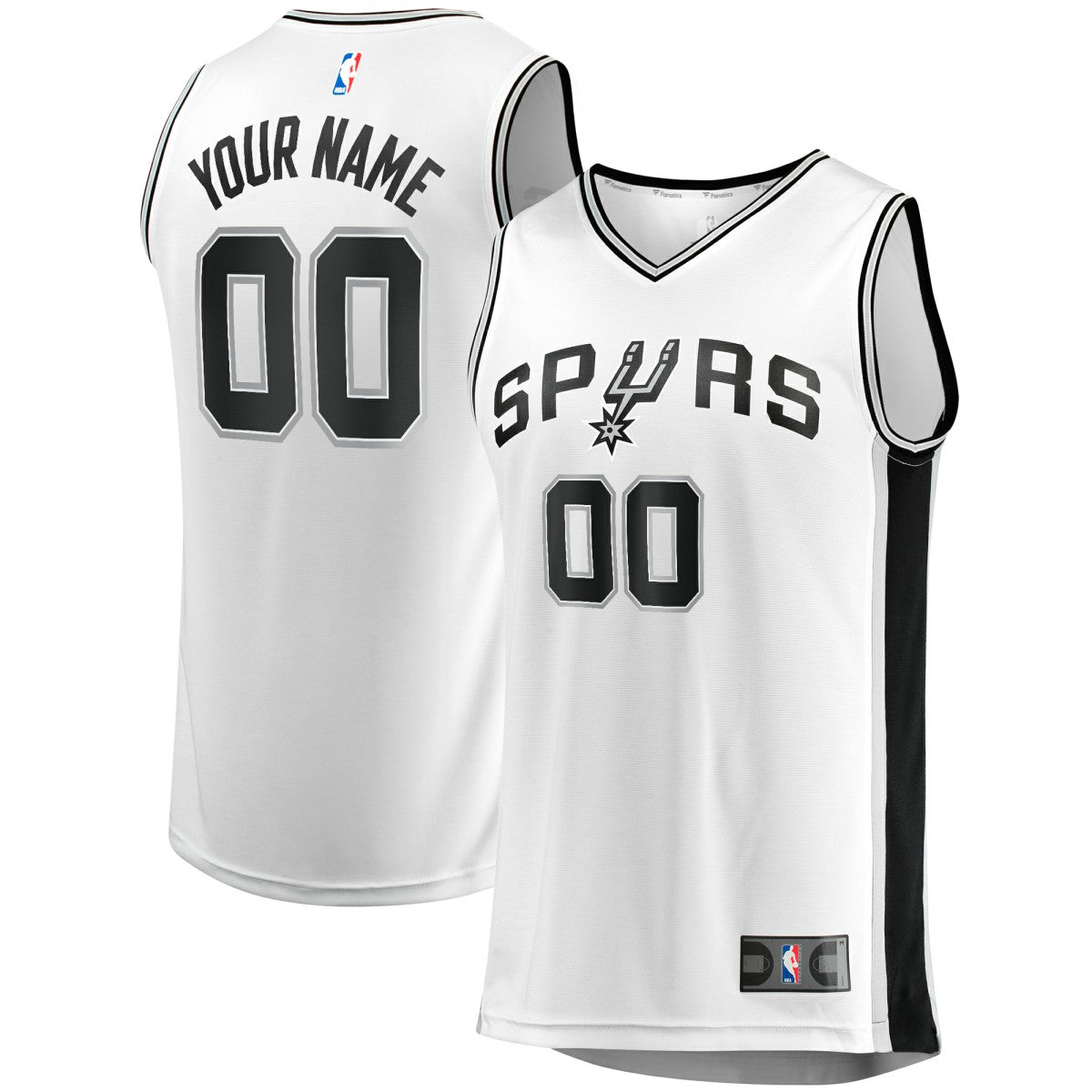 NBA San Antonio Spurs Youth Fast Break Replica Custom Jersey