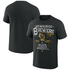 MLB Milwaukee Brewers Darius Rucker Collection by Fanatics Beach Splatter T-Shirt