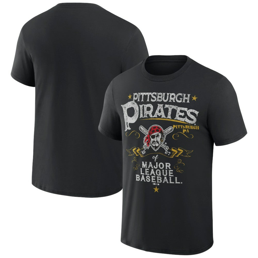 MLB Pittsburgh Pirates Darius Rucker Collection by Fanatics Beach Splatter T-Shirt