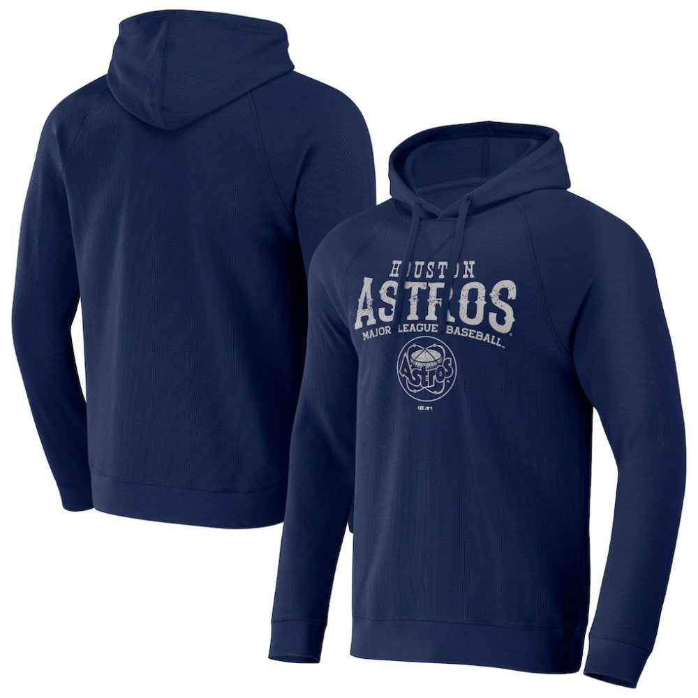 MLB Houston Astros Darius Rucker Collection by Fanatics Waffle-Knit Raglan Pullover Hoodie