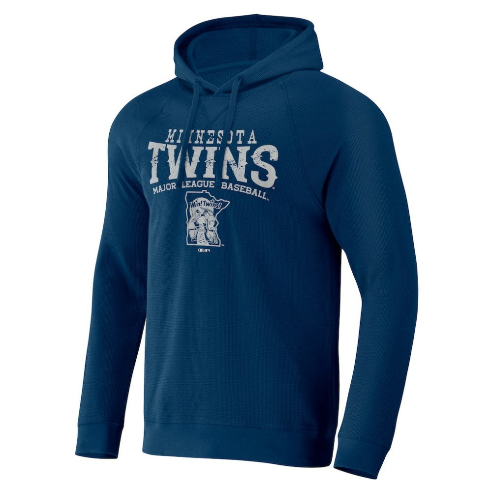 MLB Minnesota Twins Darius Rucker Collection by Fanatics Waffle-Knit Raglan Pullover Hoodie