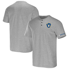 MLB Milwaukee Brewers Darius Rucker Collection by Fanatics Henley T-Shirt