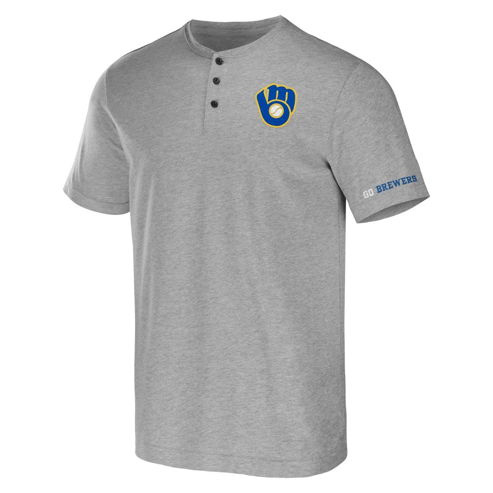 MLB Milwaukee Brewers Darius Rucker Collection by Fanatics Henley T-Shirt