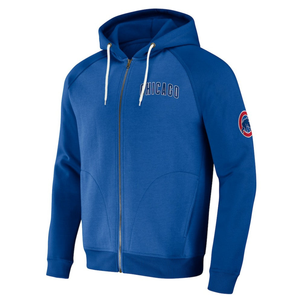 MLB Chicago Cubs Darius Rucker Collection by Fanatics Raglan Full-Zip Hoodie