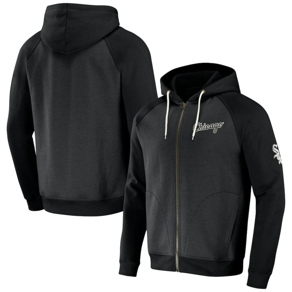 MLB Chicago White Sox Darius Rucker Collection by Fanatics Raglan Full-Zip Hoodie