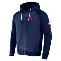MLB Minnesota Twins Darius Rucker Collection by Fanatics Raglan Full-Zip Hoodie