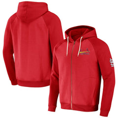 MLB St. Louis Cardinals Darius Rucker Collection by Fanatics Raglan Full-Zip Hoodie