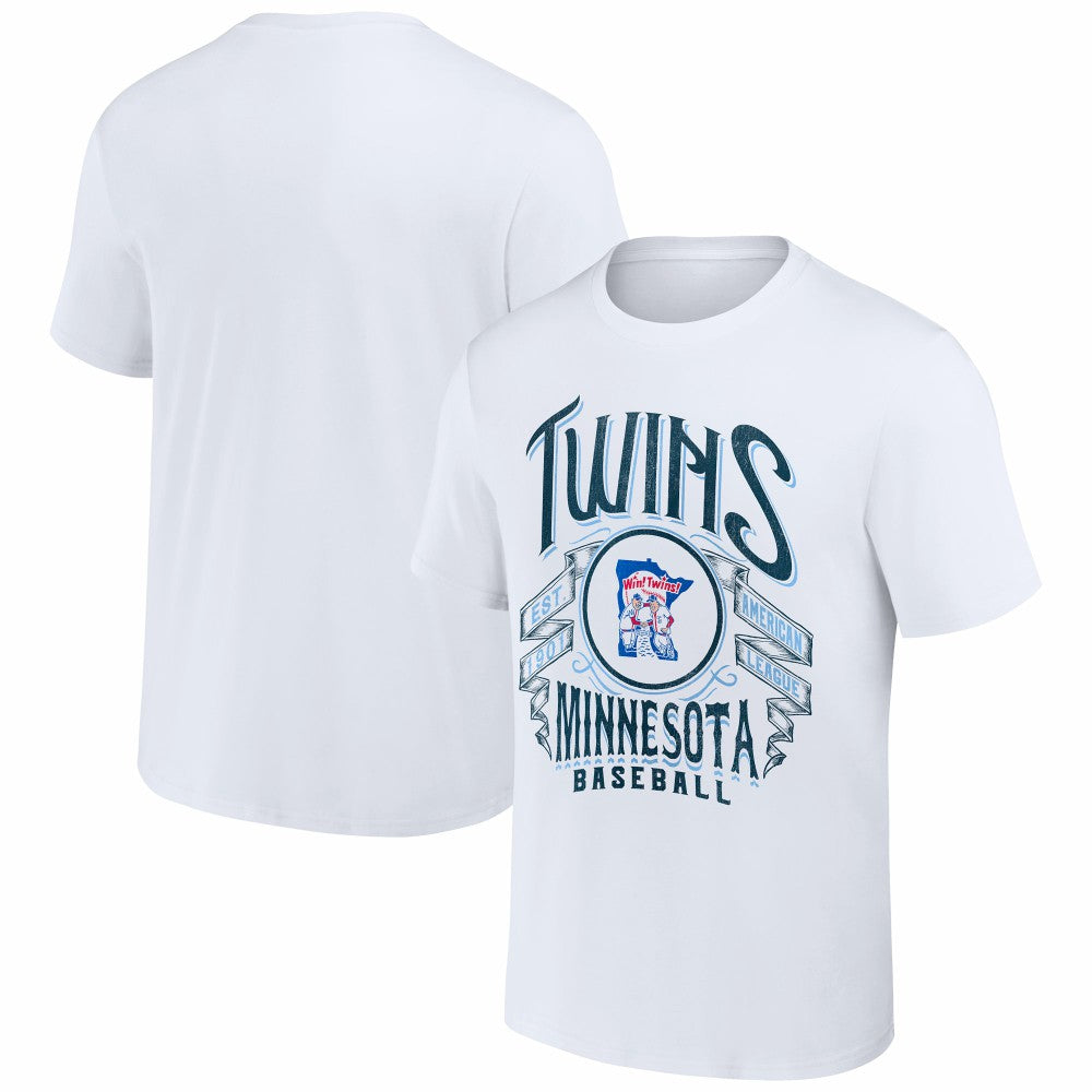 MLB Minnesota Twins Darius Rucker Collection by Fanatics Distressed Rock T-Shirt