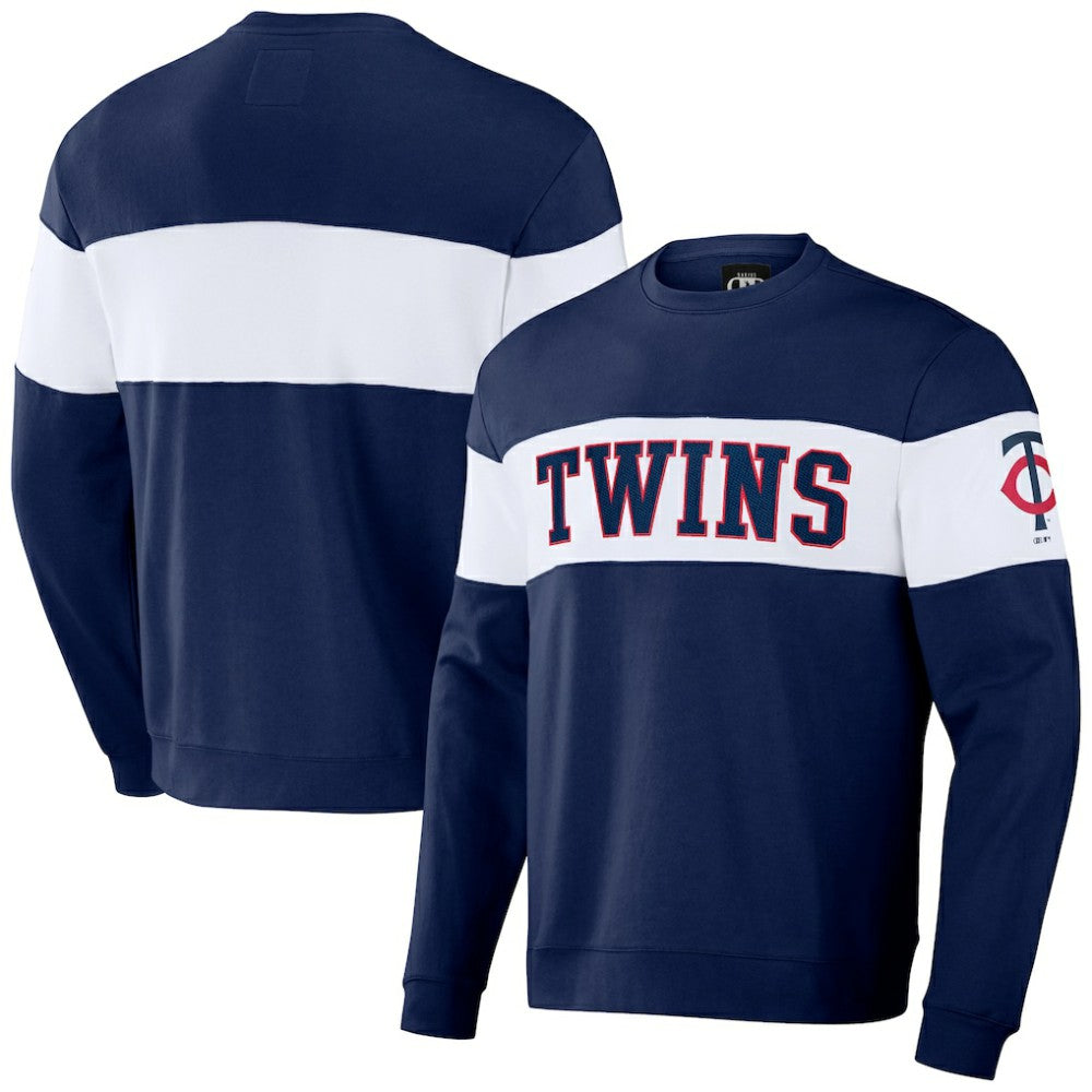 MLB Minnesota Twins Darius Rucker Collection by Fanatics Stripe Pullover Sweatshirt