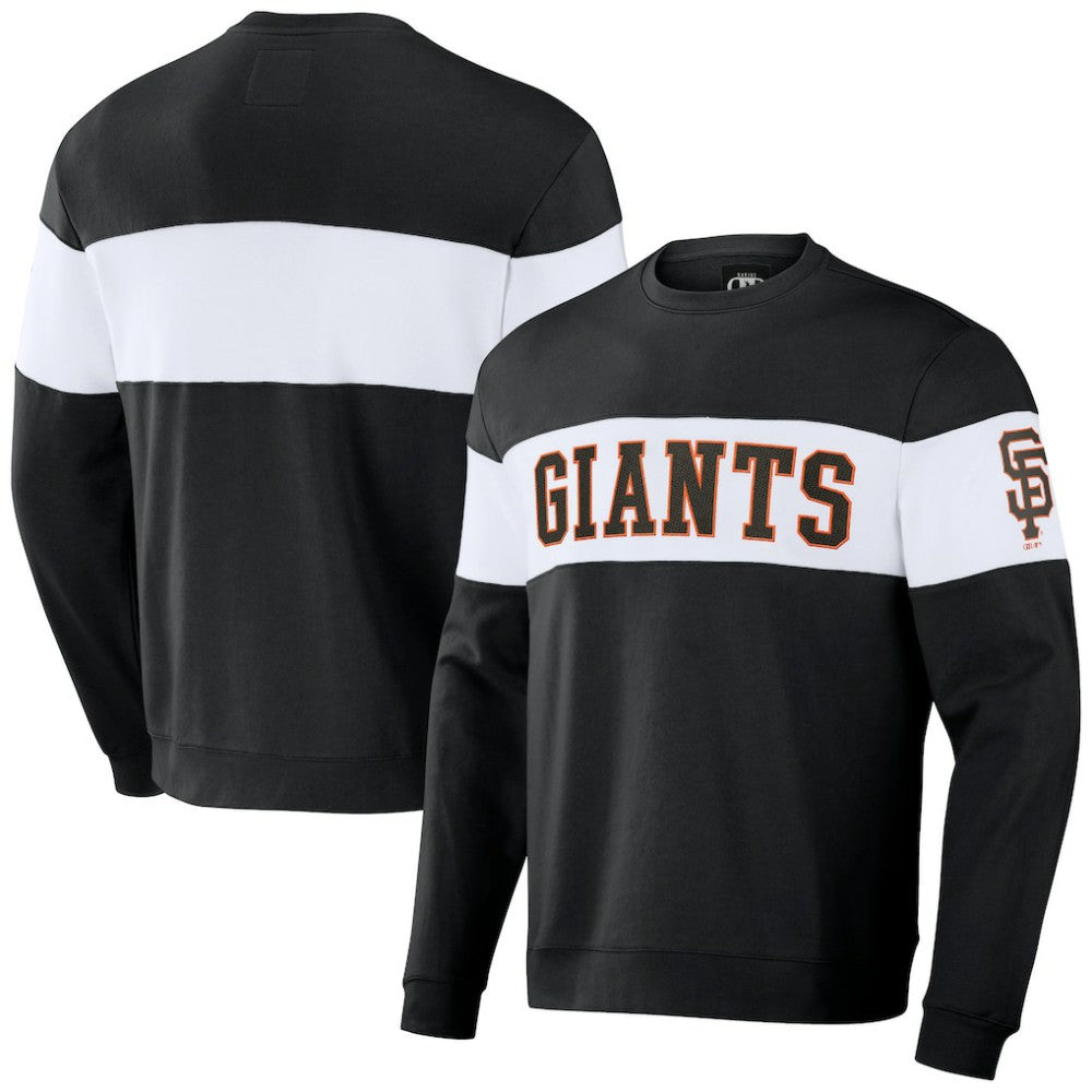 MLB San Francisco Giants Darius Rucker Collection by Fanatics Stripe Pullover Sweatshirt