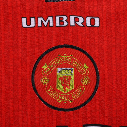 Beckham #10 Retro Manchester United Home Jersey 1996/98