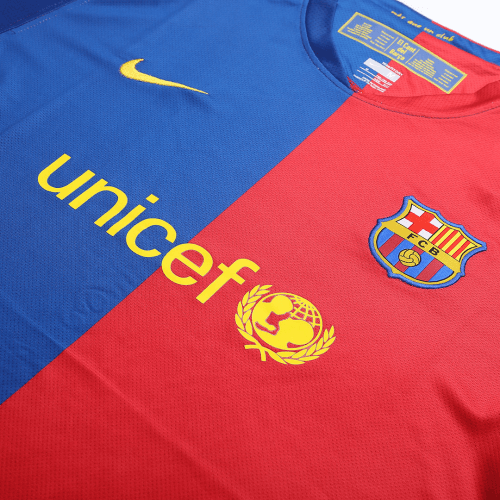 Messi #10 Retro Barcelona UCL Final Home Jersey 2008/09