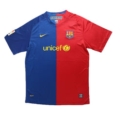XAVI #6 Retro Barcelona UCL Final Home Jersey 2008/09