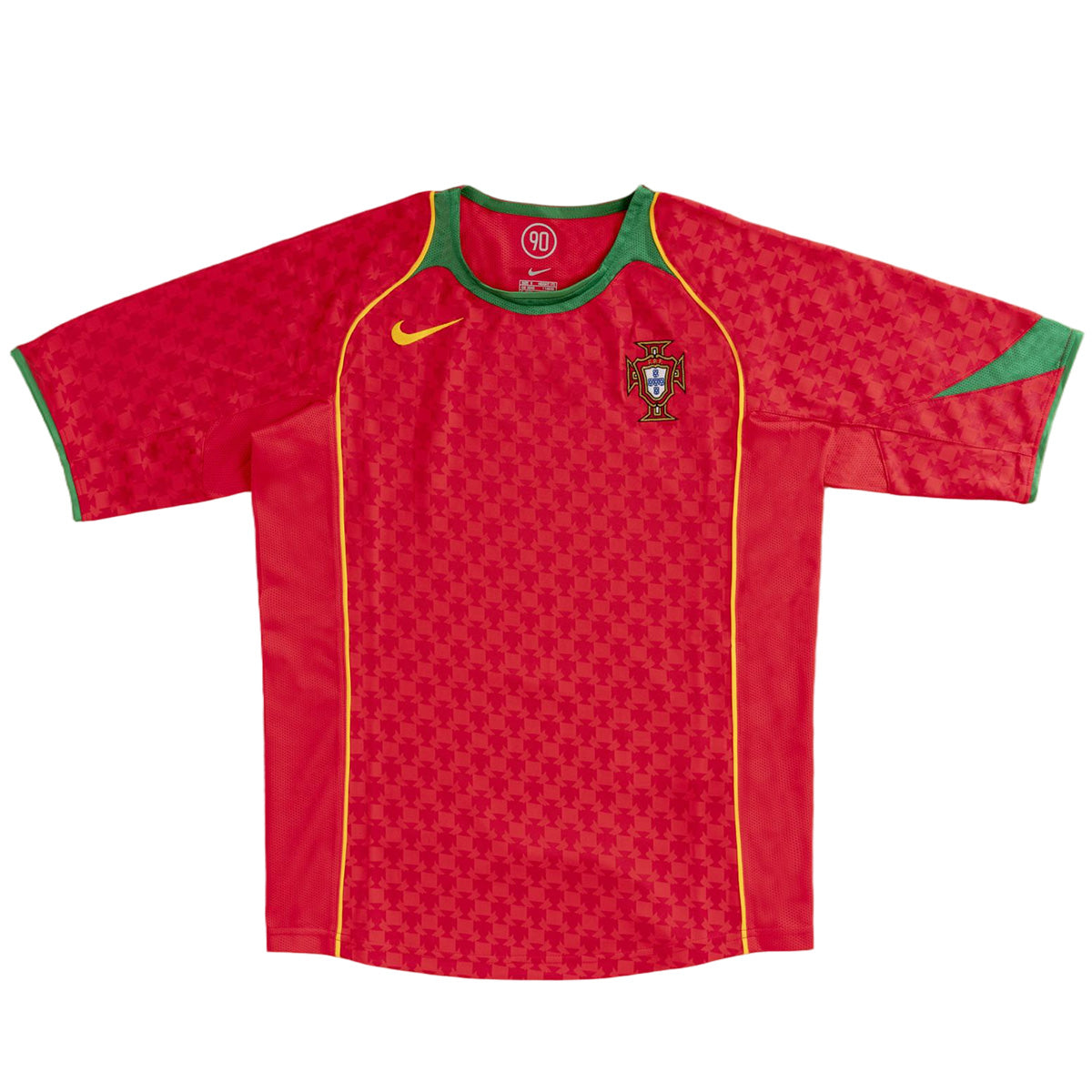 Figo #7 Retro Portugal Home Jersey Euro 2004