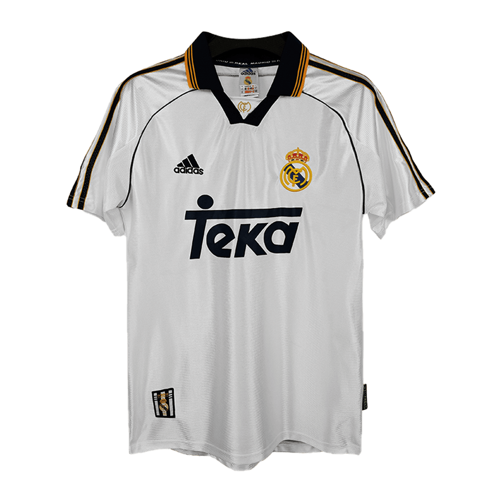 R.Carlos #3 Retro Real Madrid Home Jersey 1998/00