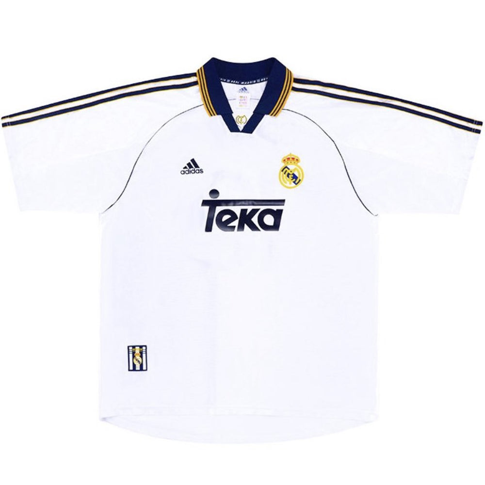 J.M. GUTI #14 Retro Real Madrid Home Jersey 1998/00