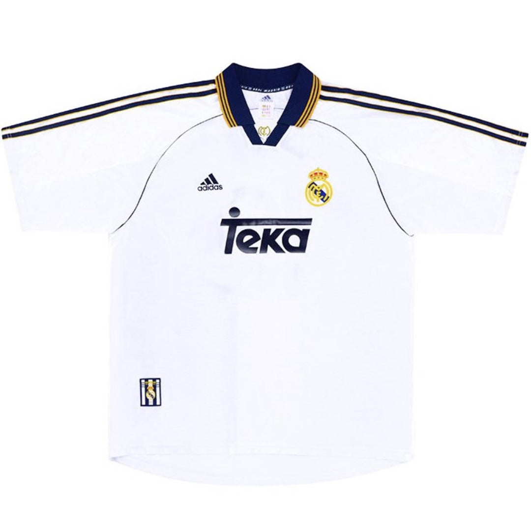 McMANAMAN #8 Retro Real Madrid Home Jersey 1998/00