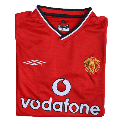 v.NISTELROOY #10 Retro Manchester United Home Jersey 2000/02