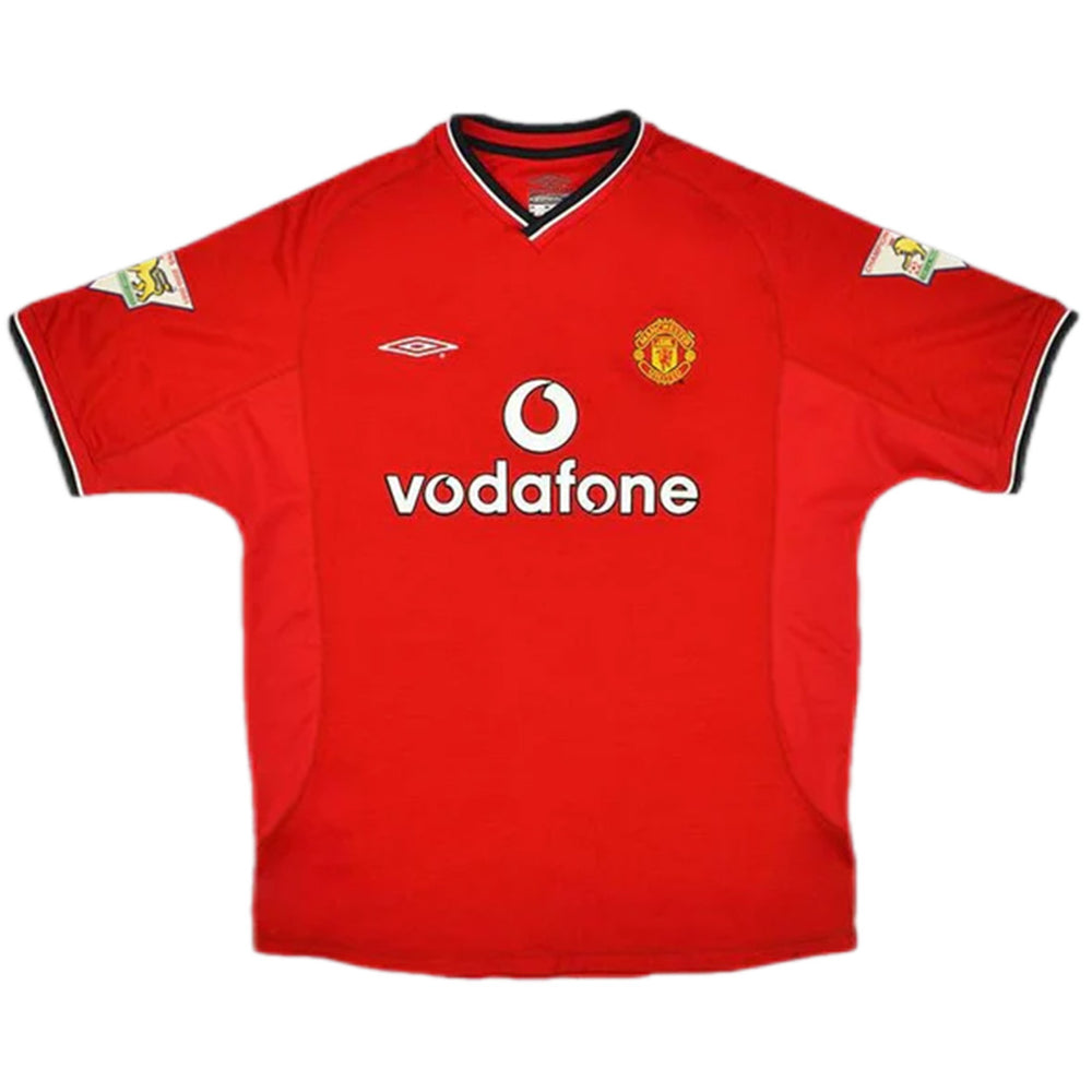 KEANE #16 Retro Manchester United Home Jersey 2000/02