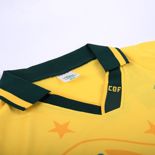 BEBETO #7 Retro Brazil Home Jersey World Cup 1994