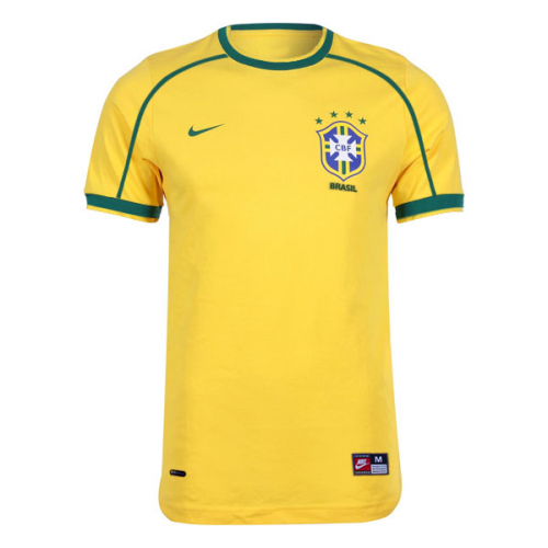 R.CARLOS #6 Retro Brazil Home Jersey World Cup 1998