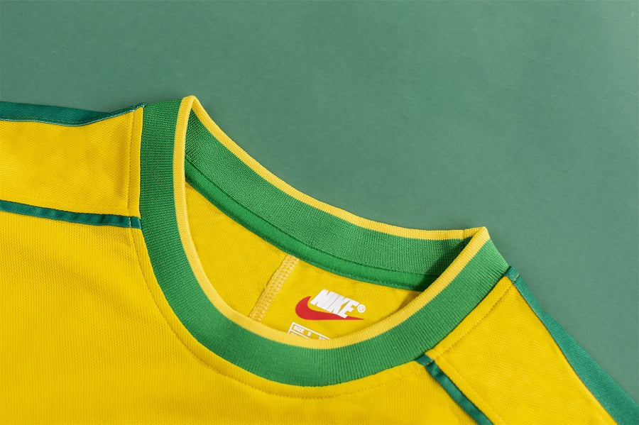 R.CARLOS #6 Retro Brazil Home Jersey World Cup 1998