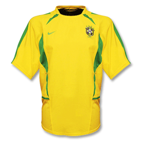 CAFU #2 Retro Brazil Home Jersey World Cup 2002